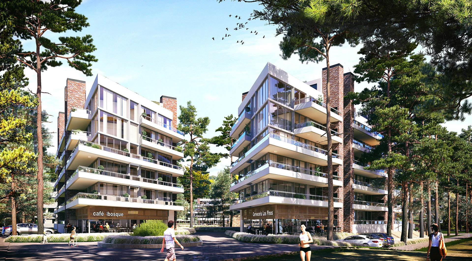 Apartment building - Exterior Rendering