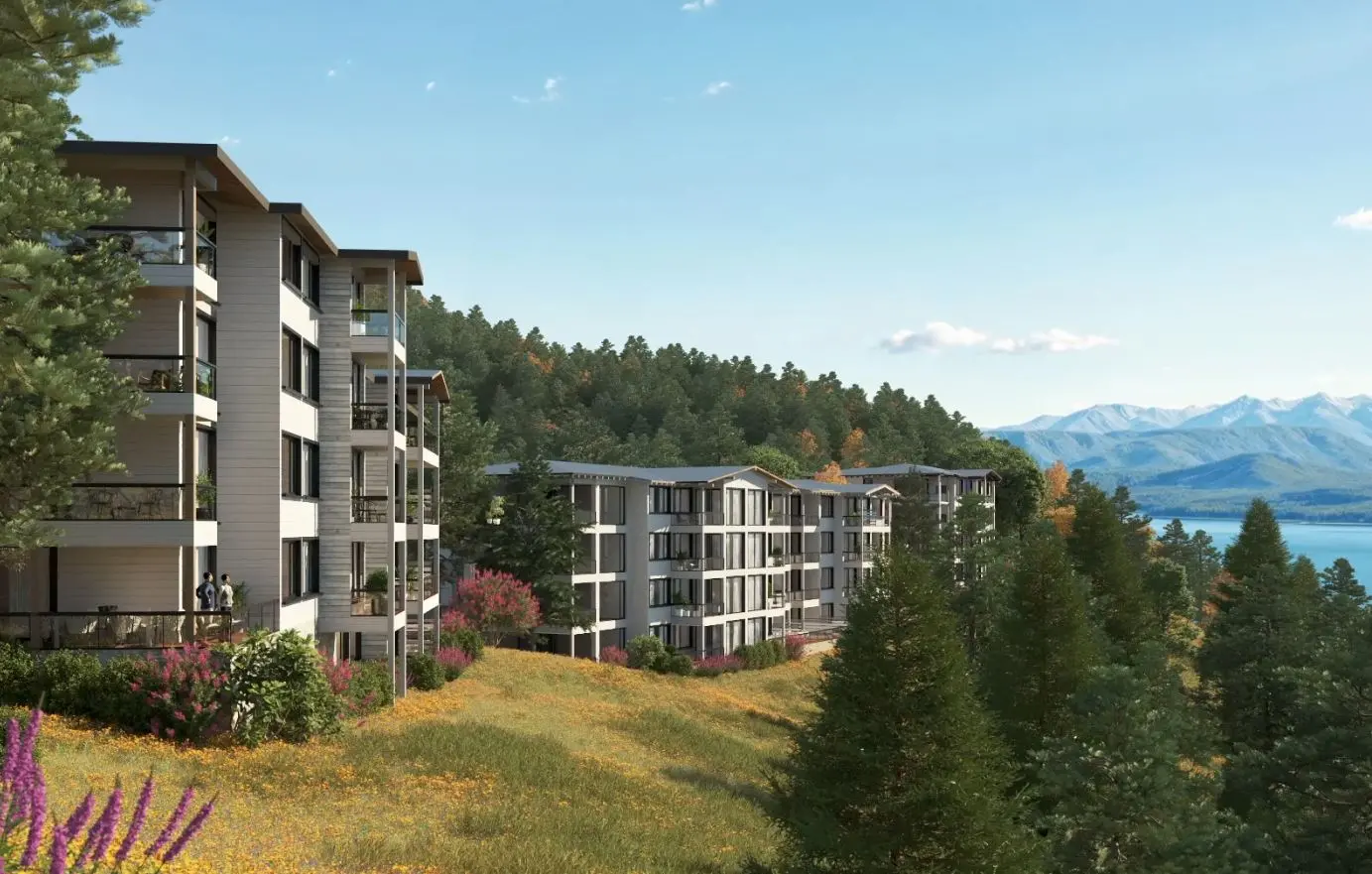 Cerro Lindo - Bariloche - Animaci&oacute;n 3D Hotel y Condos
