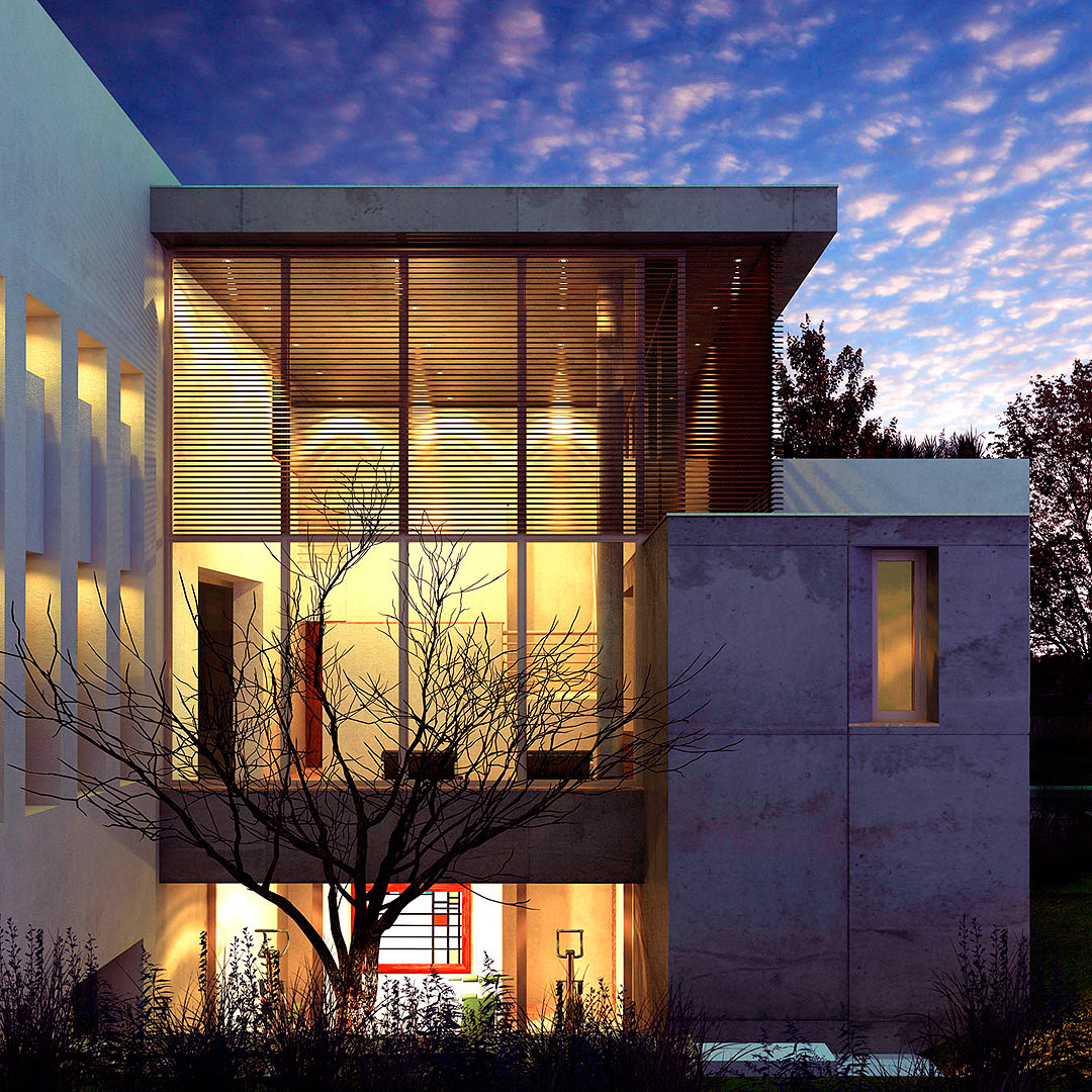 Vivienda estudio - Render Exterior