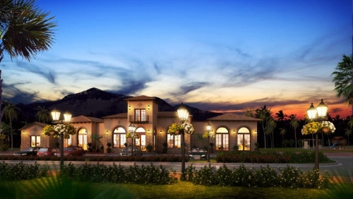 Clubhouse residencial - Render Media Tarde