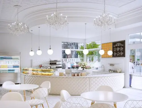 Boutique Caf&eacute; & Bistro - Interior 3D Rendering