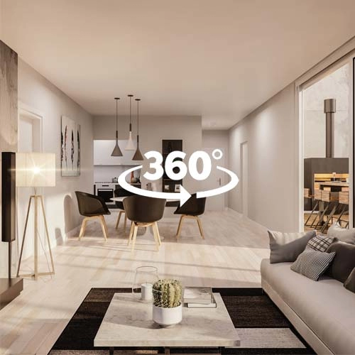 Diseño residencial interior - 360 Pano